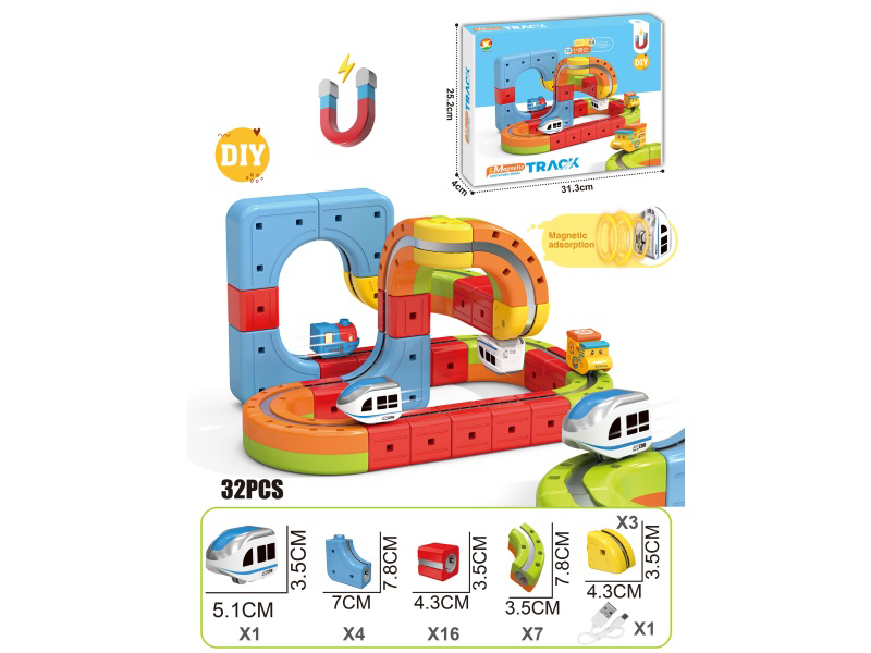 DIY Magnetic Track Levitation Train
