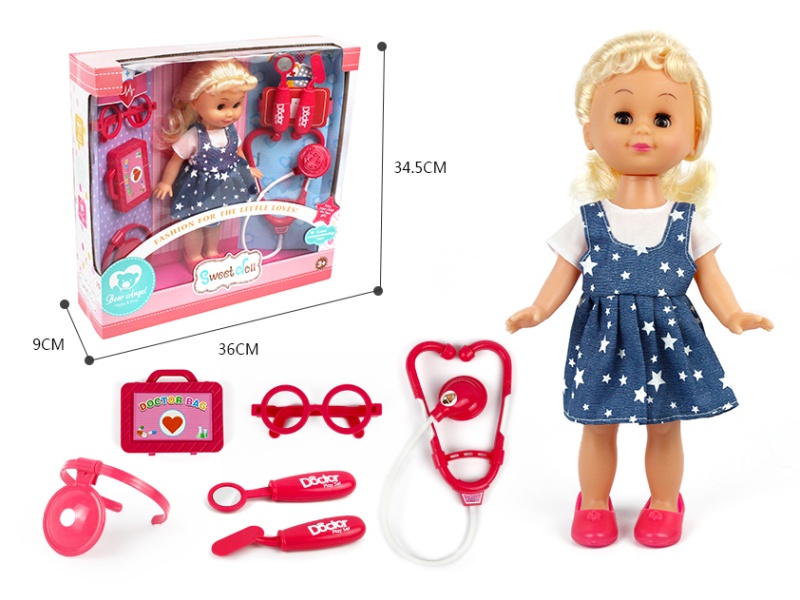 14-Inch Cute Girl Doll