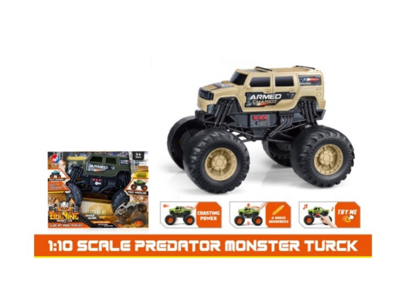 1:10 Hot Wheels Military Hummer Coaster [With Lights And Music]