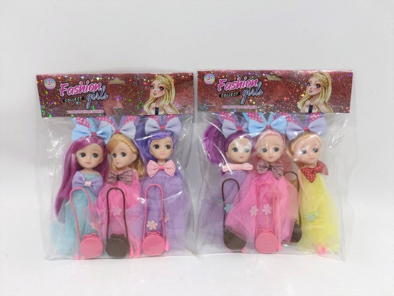7-Inch Dolls (3 Pieces)
