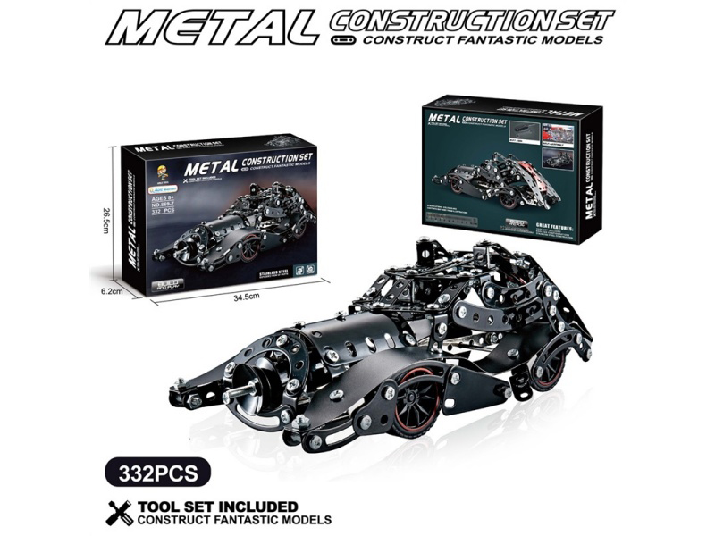 Diy Metal Assembly Building Blocks Agricultural Truck 221 Pieces