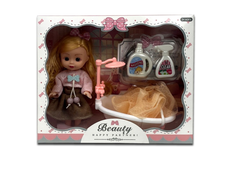 A 6-Inch Girl Playing House