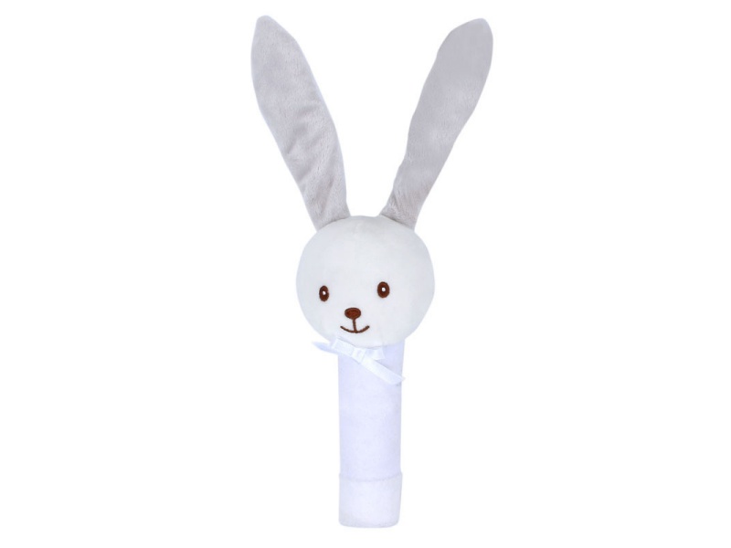Bb Called The Rabbit Baby To Soothe The Plush Rattle Stick