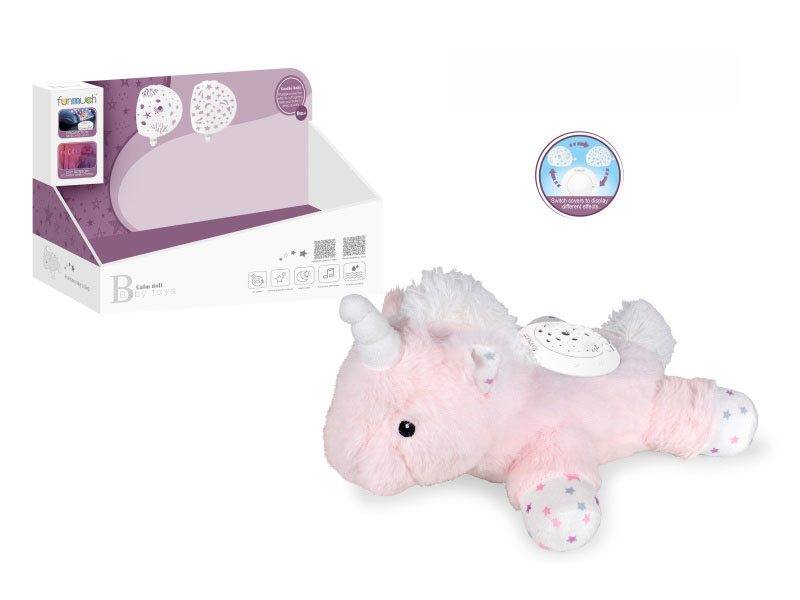 Rechargeable Ai Smart Crying Recognition Soothing Night Light & Projector (Unicorn)