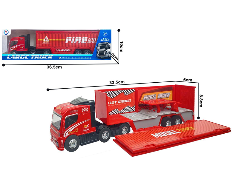 1:43 Friction Alloy Fire Control Container Car