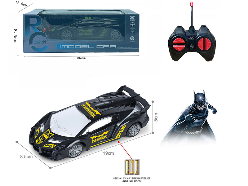 1:20 Lamborghini 4-Channel Remote Control Car(Batman)