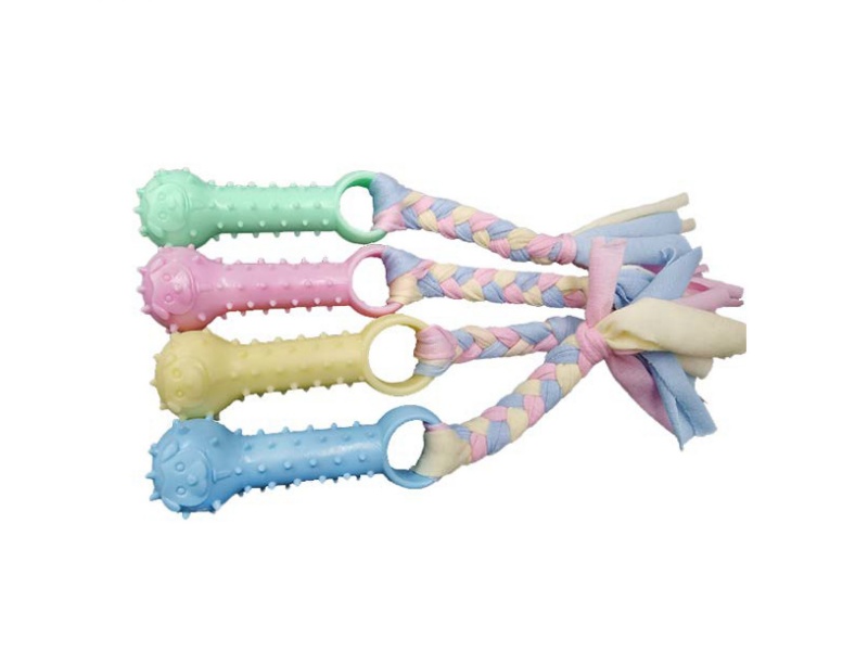 Mini Pendant Ring Pet Toy With Cloth Strips