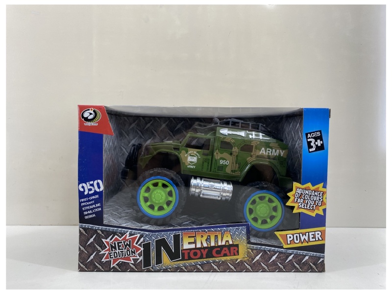 Transparent Wheel  Friction Car (With Lights And Music)