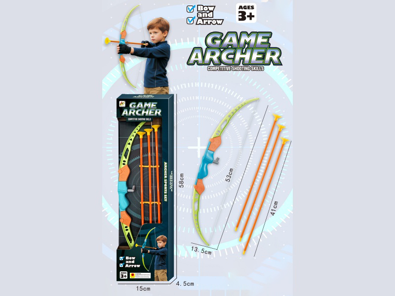 54Cm Bow With Arrow