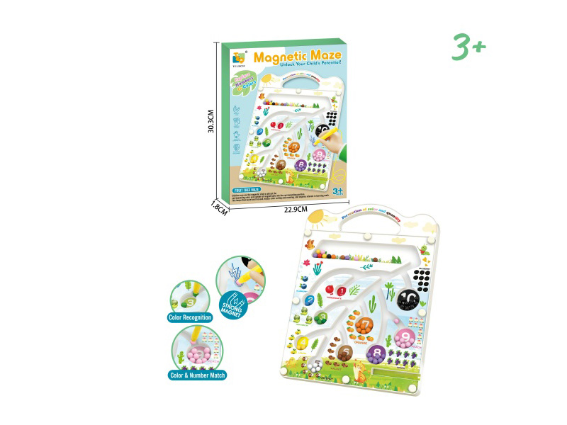 Magnetism Brush Drawing Board/Color Typing (Early Education And Intelligence) (55 Beads)