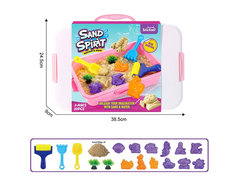 Shaping Sand Mermaid Set In Water