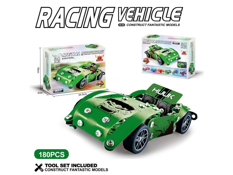 Diy Metal Building Block Motorcycle 117 Pieces