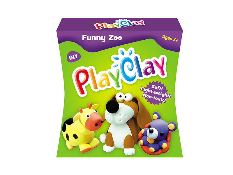 6 Colors Clay DIY Animal Set