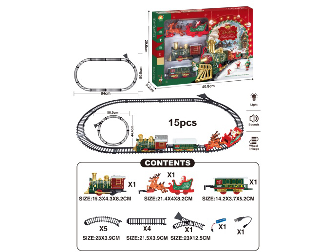 Classical Charging Rail Train (Christmas Edition)