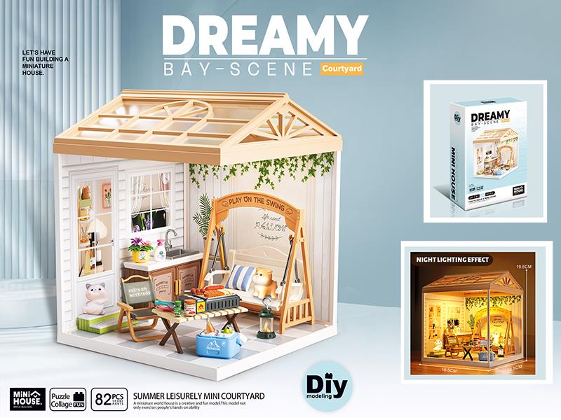 DIY Model - Summer Leisurely Mini Courtyard