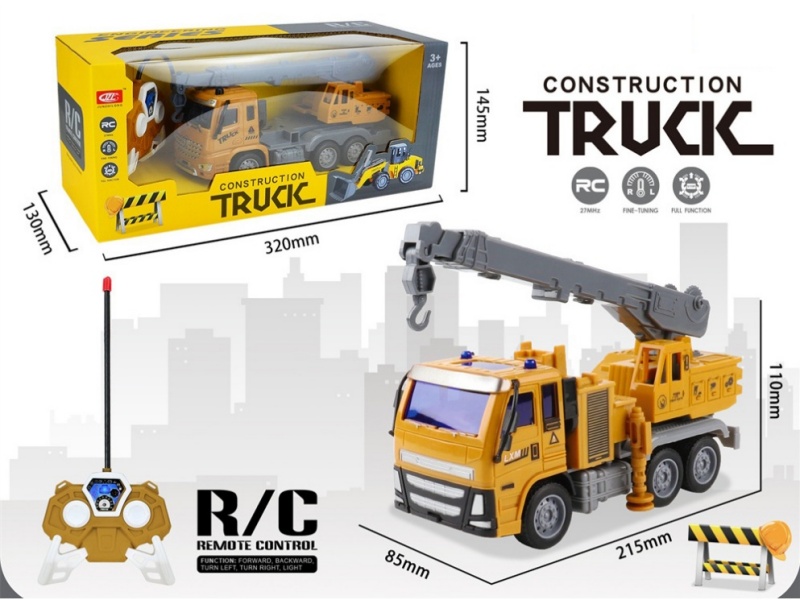 4-Channel  Remote Control  Engineering Truck