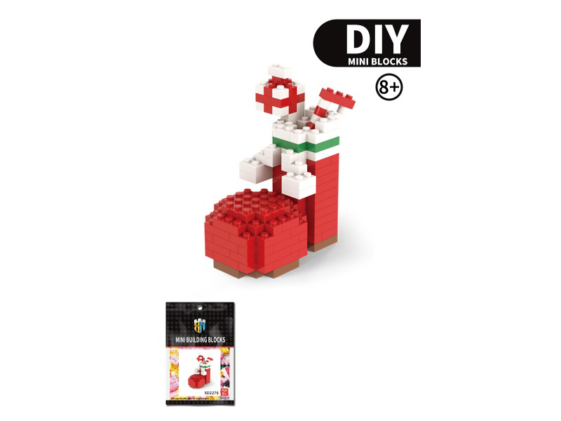 Christmas Series - 168 PCS Of Christmas Shoe Building Blocks