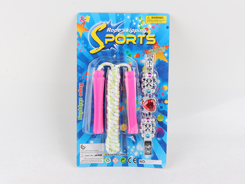 Rope Skipping + Electroplating Bracelet