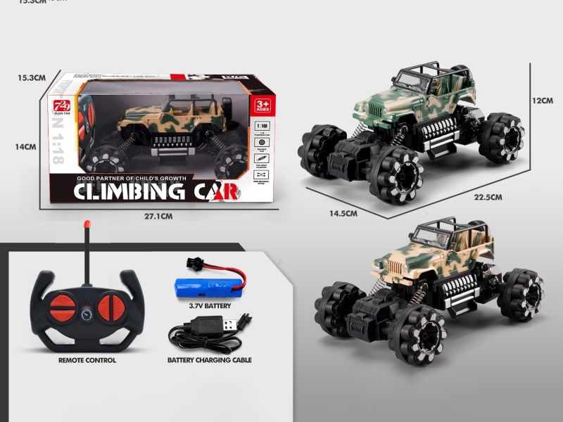 1:18 Simulation Remote Control Climbing Car