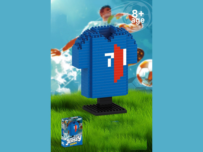 Jersey Series No. 7 Football Jersey Building Blocks 344Pcs
