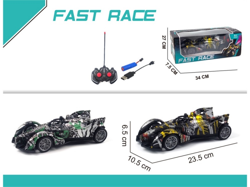 4-Channel  Remote Control Graffiti Equation Racing