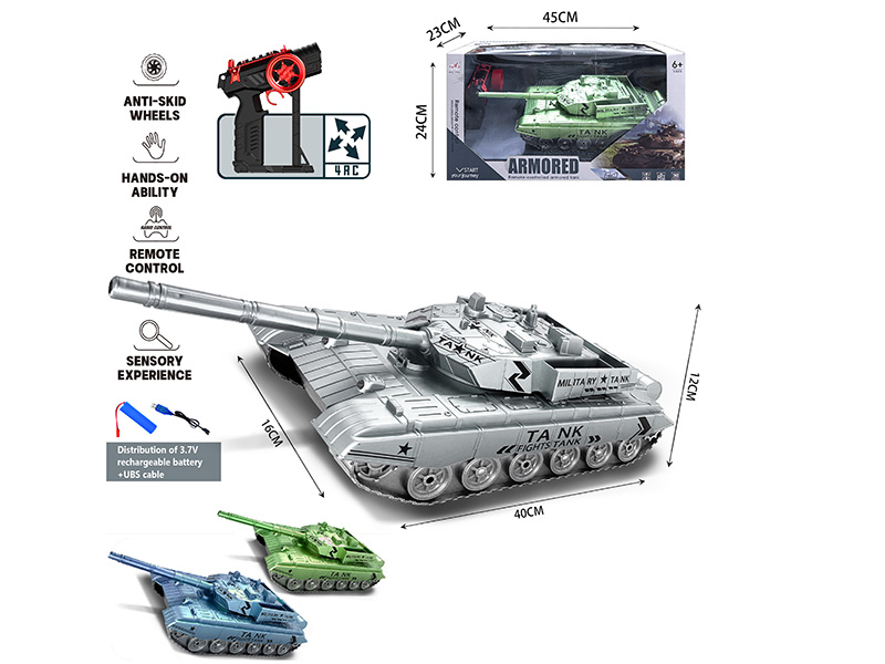 1:10 4CH Remote Control Tank