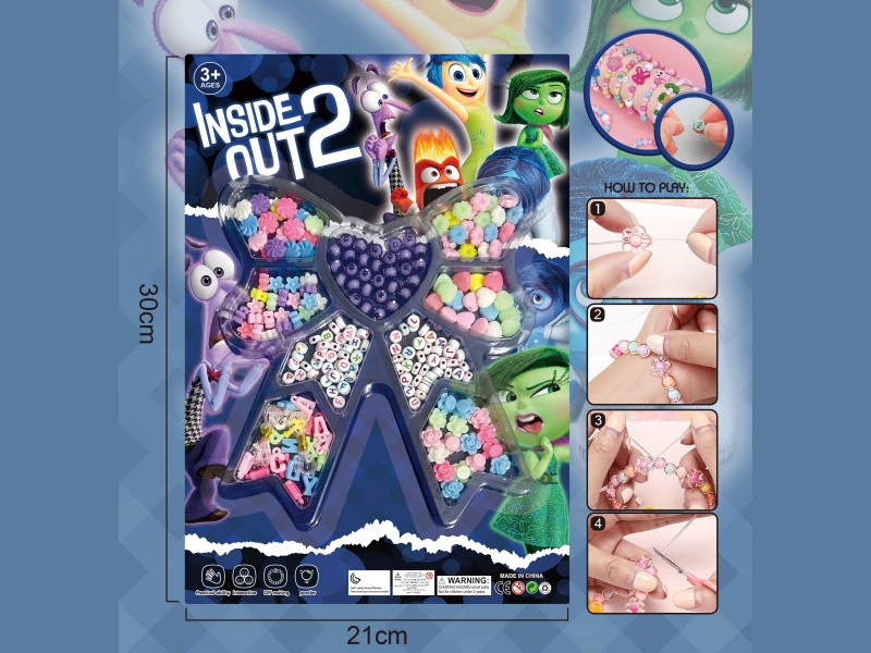 Inside Out Diy Beaded Jewelry Bow With Multiple Colors And 2 Strings