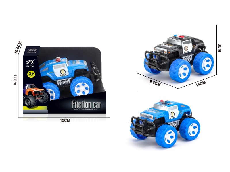 Inertial Hummer Hx Police Car Off-Road Vehicle 1:43