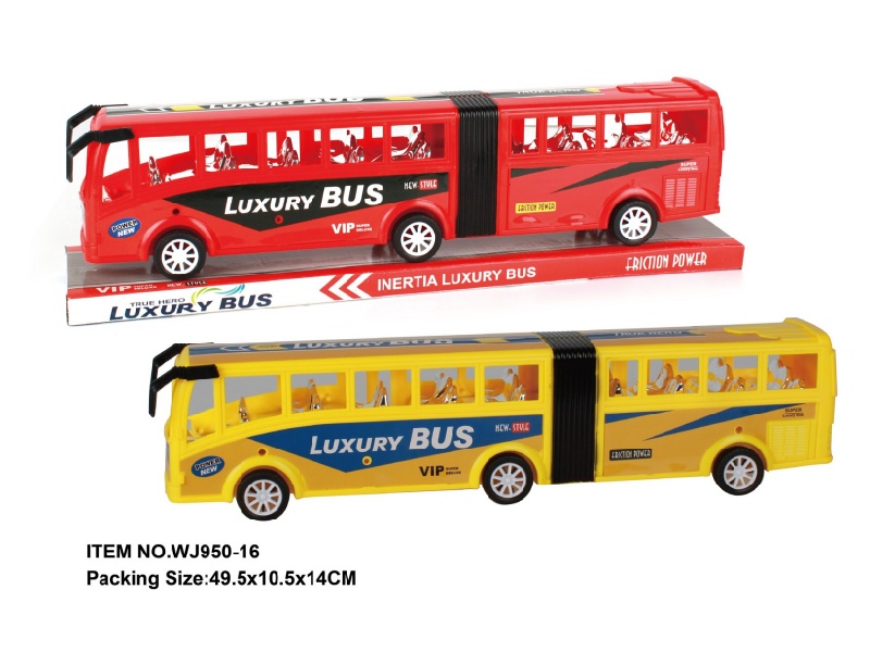 Friction Bus Car With Separation And Reunion