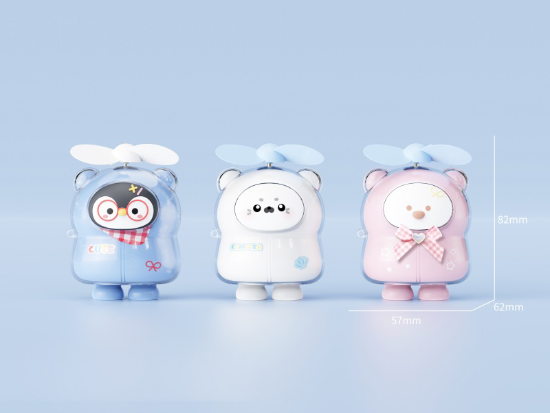 Milk Blue Gem Penguin/Ocean/Cherry Little Fan