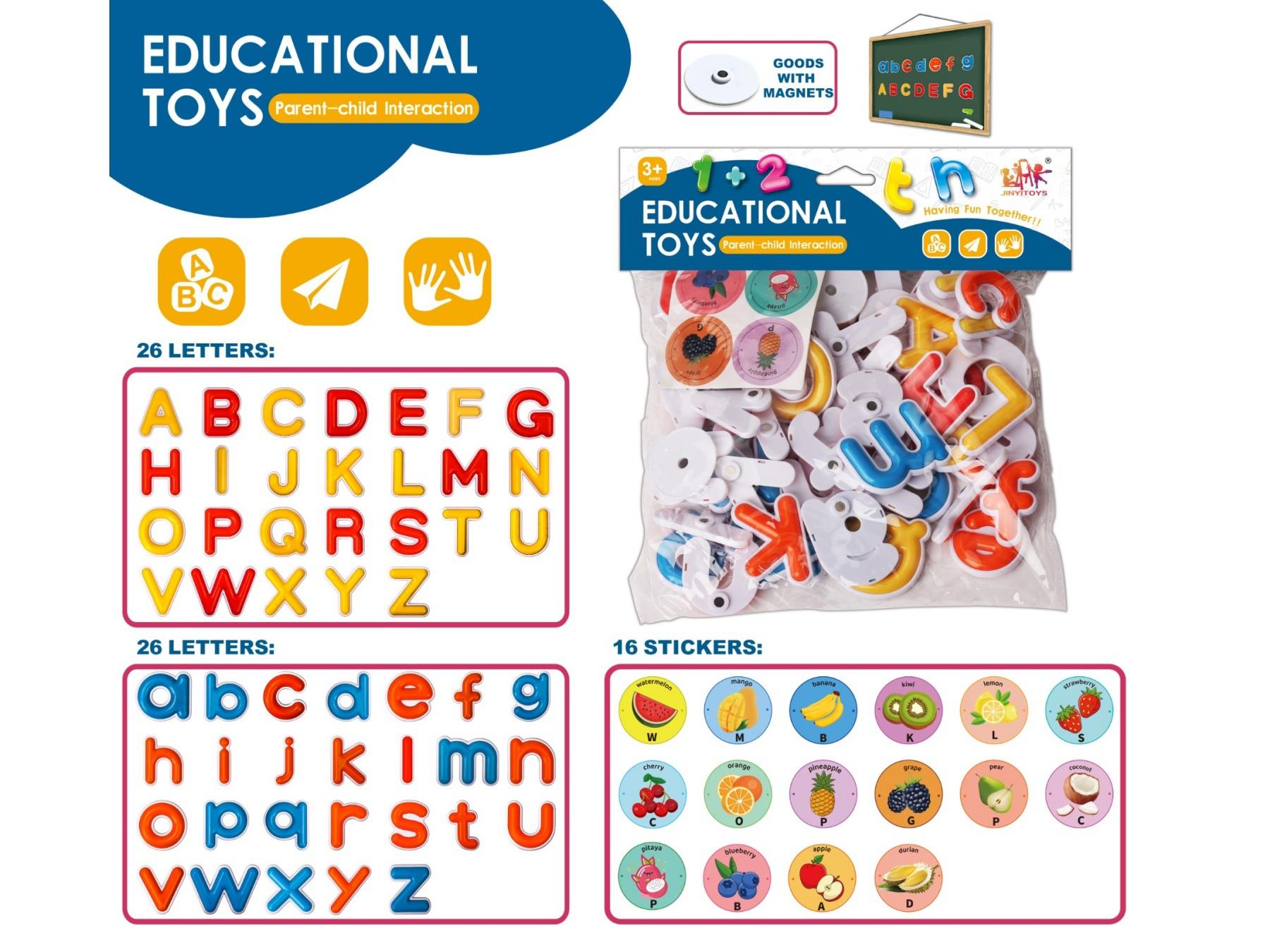 Fruit Magnetic Letter Sticker