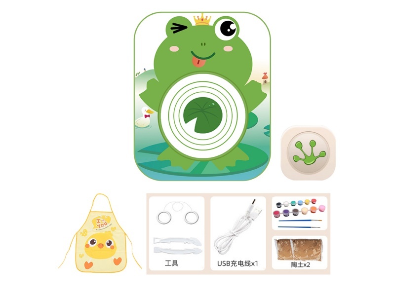 Frog Pottery Machine Foot Pedal Model