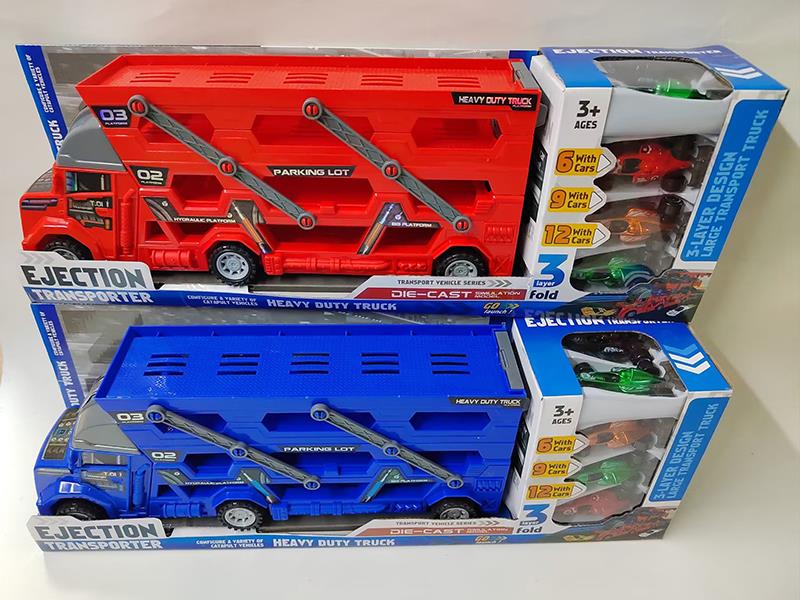 Slide Ejection Heavy Duty Truck With 6 Slide Alloy Cars