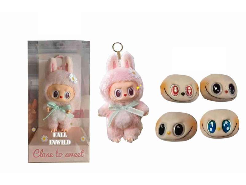 Rabbu Rubber Face Plush Doll