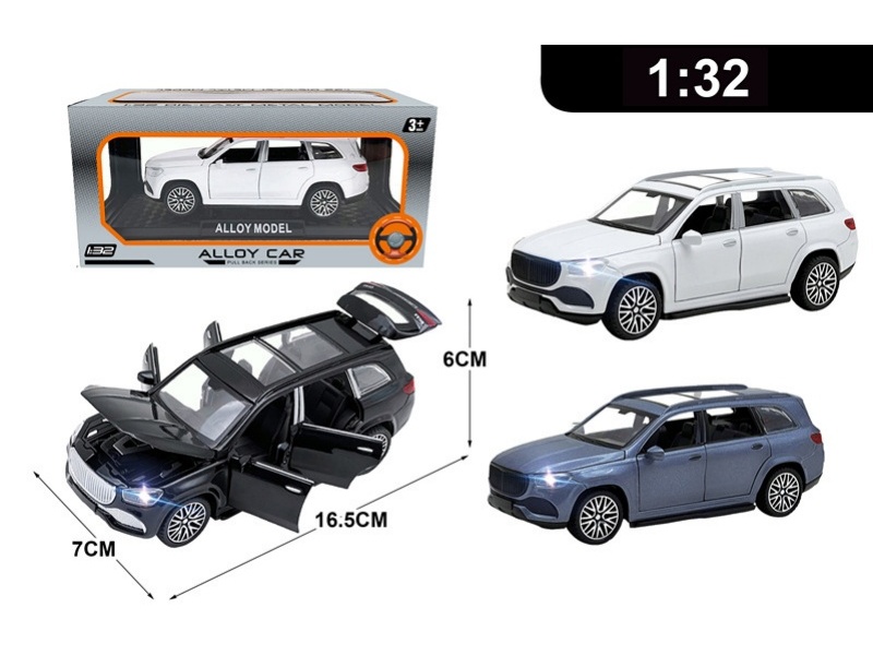 1:32 Alloy Model Stand Window Box Rebound Force/With Light And Sound, 3 Ag13 Batteries Included