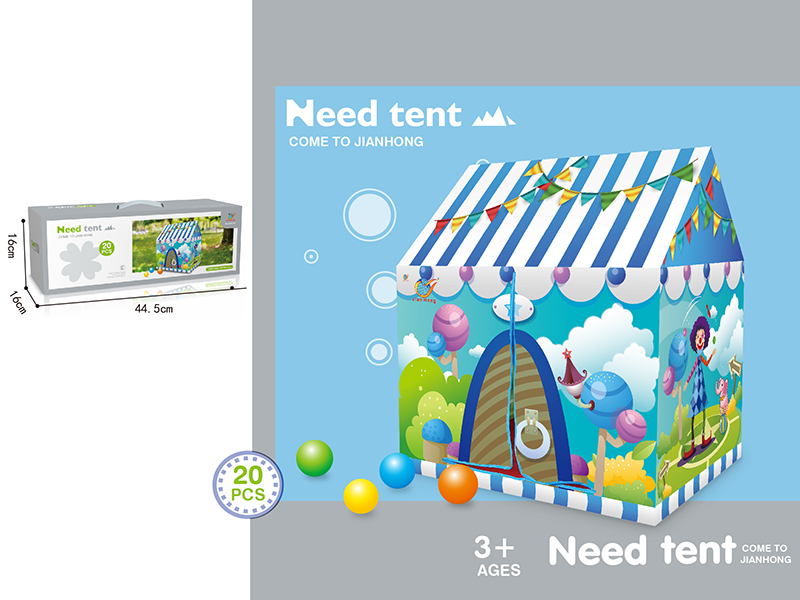 Candy House Tent(20 Balls)