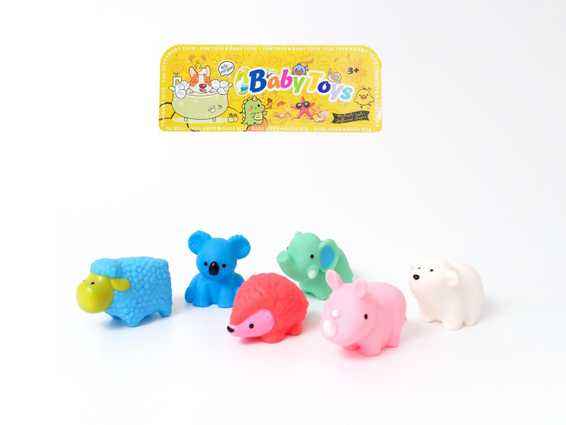 Vinyl Critters With Bb Whistles