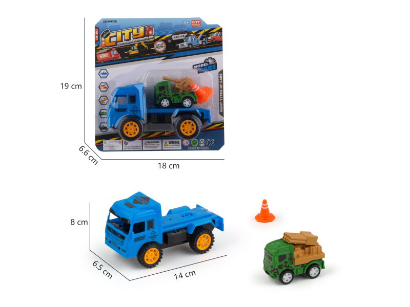 Inertial Vehicle-Mounted Military Vehicles + Roadblocks