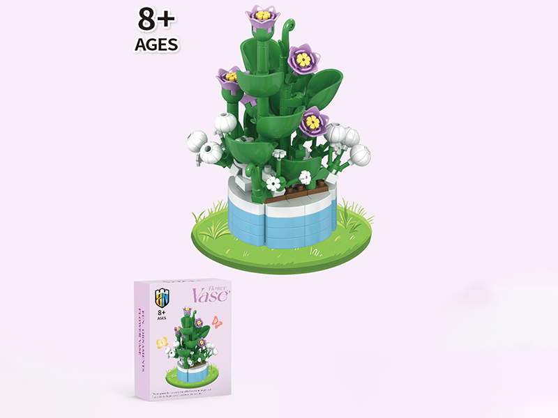 Campanula Building Block Flower Potted Plant Series 159 PCS