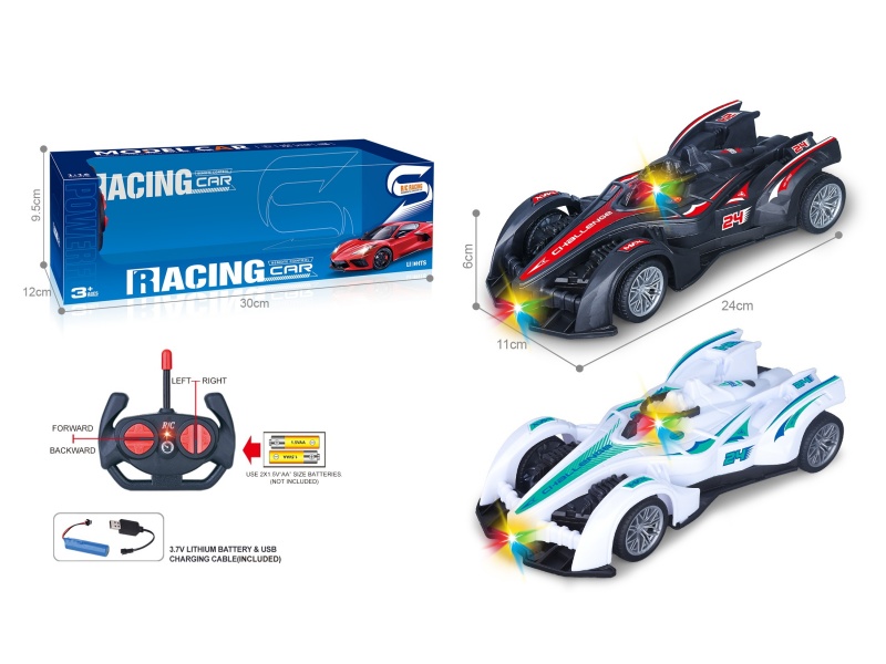 27Mhz 1:16 Four-Way F1 Formula Formula Remote Control Racing Car With Headlights (Including Electricity)