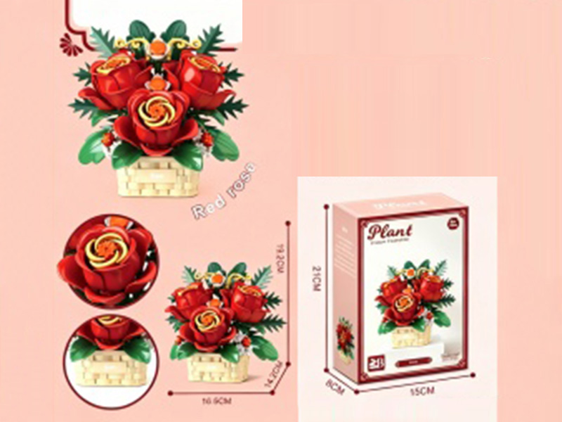 Building Blocks: Rose 274 Pieces