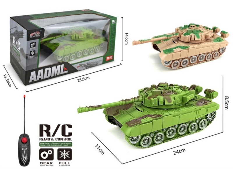 2-Channel  Remote-Controlled Tank Vehicle