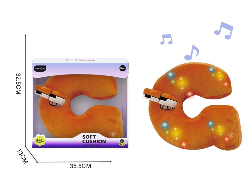 Alphabetic Plush Soothing Pillow - G