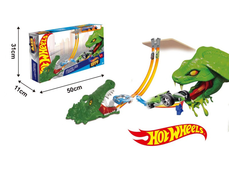 Hot Wheels, Glasses, Snakehead, Crocodile Track