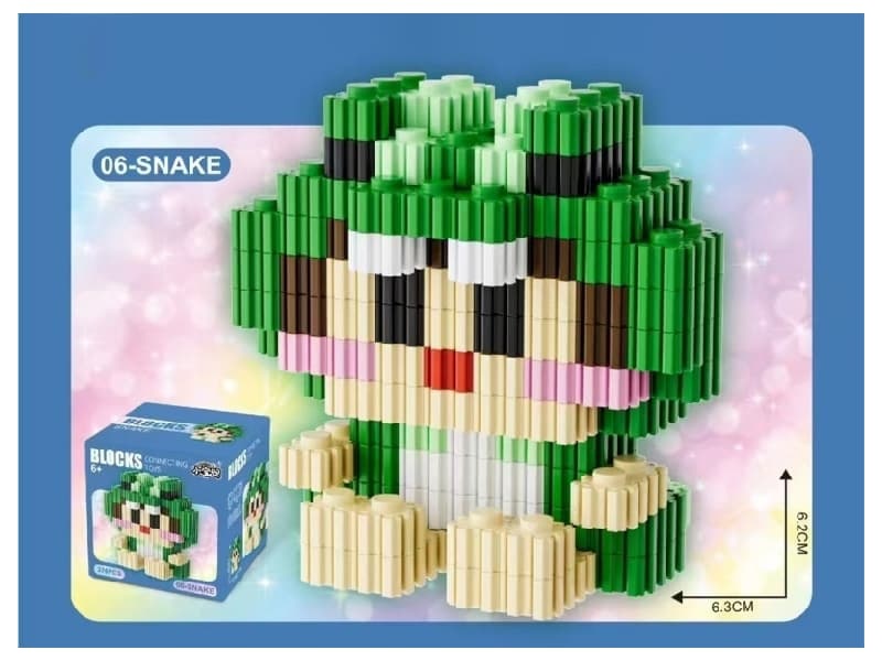 Zodiac - Snake Building Blocks 355Pcs