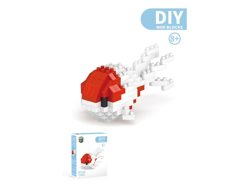 Goldfish Building Blocks Ocean Series 124 PCS