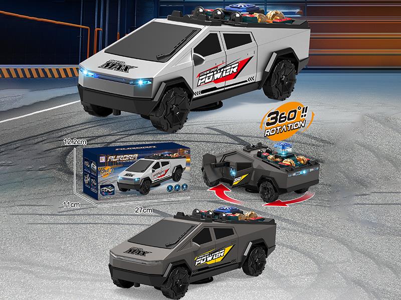 B/O Lift Rotating Cyber Tesla Pickup Truck