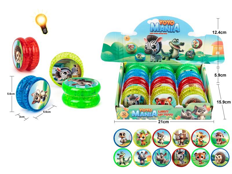 Animals Yo-Yo Balls 12PCS