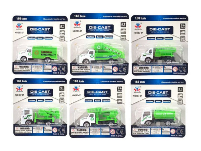 Sliding Alloy Engineering Car