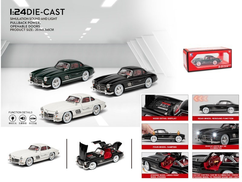 1:24 Mercedes-Benz Classic Car 300Sl